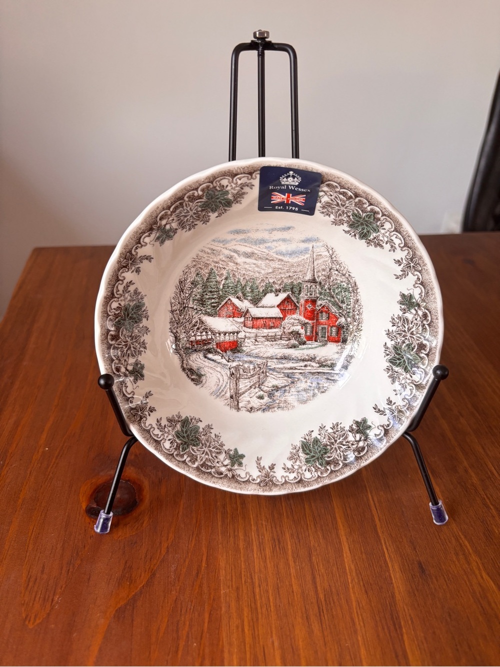 Royal Worcester Winter Village Small Bowl